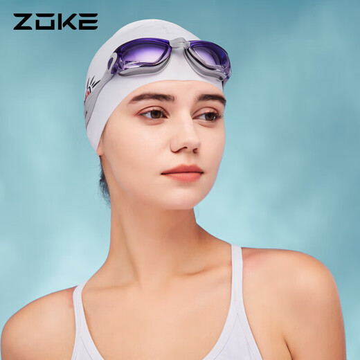 ZOKE adult swimming goggles unisex large frame flat sports competition professional swimming goggles 614501105