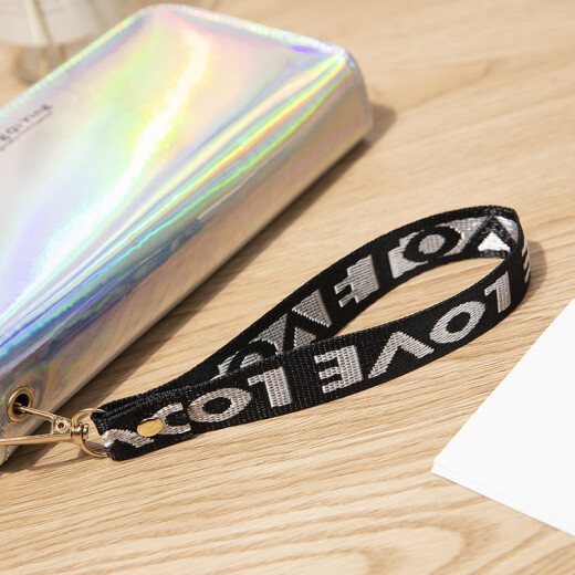New women's long wallet double zipper mobile phone bag student laser wallet large capacity clutch soft coin wallet yellow