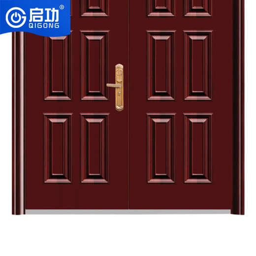 Qigong steel home double door security door QG-FDM103