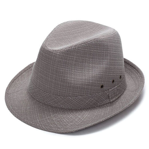 Sanbenqing summer men's hat spring and autumn middle-aged and elderly hats elderly hats breathable outdoor hats and cool hats dark gray 57CM