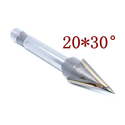 Mango de corte de chaflán de aleación XMSJ a través del centro 90 Soldadura Taladura de la cuchilla cónica 12356 grados V-lotes Tungsten acero Cutter Cyan Manija cónica 40*60