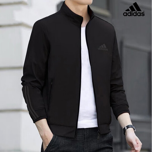 
Adidas official men's sportswear set, new summer three-stripe jacket, comfortable and casual trousers, 2-piece set, H12217+close GK9226 M[170-175cm/130-140Jin[Jin equals 0.5 kg]]