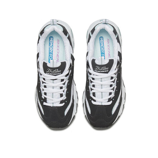 Skechers women's shoes autumn thick-soled dad shoes versatile panda shoes soft-soled comfortable outer wear casual sports shoes 11959