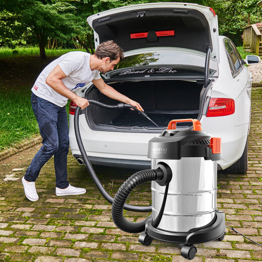 Yili household car vacuum cleaner industrial vacuum cleaner decoration beauty sewing car with large suction dry and wet blowing 12L