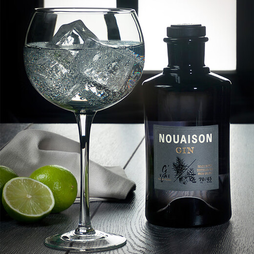 Jifan [Frankreich Nationaler Pavillon] Original importierter französischer Gin Gin Fremdweinbasis Wein Jifan Französisch Trocken Gin (destilliertes Schnaps) 700 ml 1 Flasche