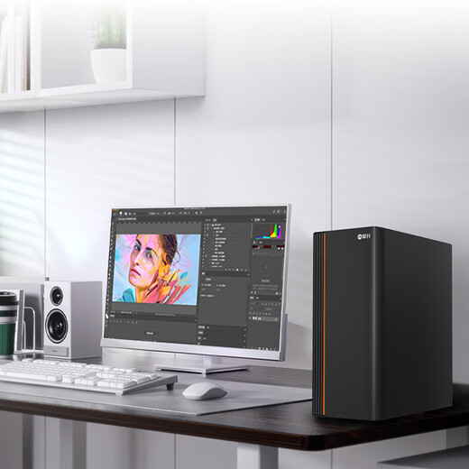 
Pansheng Ruilong 12th generation Core i5/i7 commercial office designer desktop computer host high-performance full DIY assembly complete machine Wifi6 Core i5-12400 16G 512G SSD