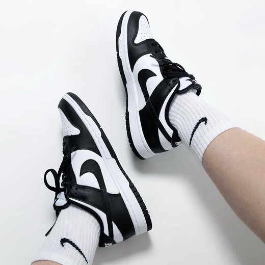 耐克（NIKE）官网官方男鞋女鞋 情侣运动鞋经典黑白熊猫DUNK防滑耐磨休闲板鞋 DD1391-100男/CW1590-100女 35.5