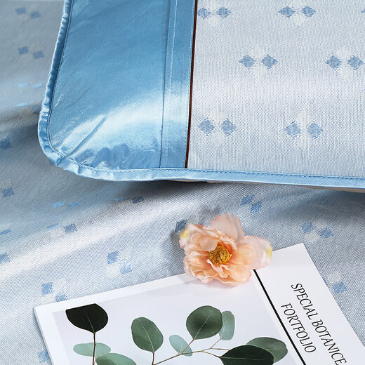 Fu Anna Summer mat, ice silk mat, summer fine ice silk mat, summer mat, 1.8x2 meters, double soft mat, air-conditioned mat, three-piece set