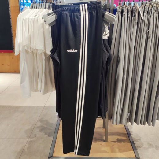 阿迪达斯 （adidas）男裤运动裤2025夏季新款直筒休闲裤速干透气跑步健身长裤 EI9761黑色直筒速干 S
