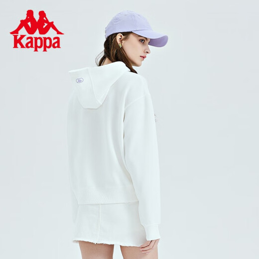Kappa pullover hoodie new women's spring sports sweater casual knitted long-sleeved printed jacket Korean white-012M
