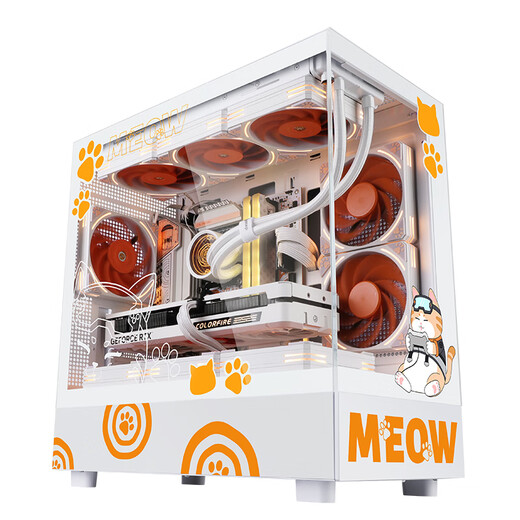 Colorful sea view room E-sports game design office computer host desktop assembly machine customized upgrade (contact customer service before placing an order) 100 Single shot will not be shipped Customized model Please contact customer service before placing an order