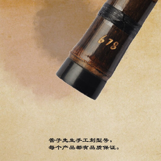 管子先生单节专业紫竹笛小笛子乐器横笛成人儿童男女生初学牧童笛古风 F调