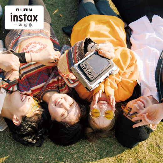 Fuji (FUJIFILM) Polaroid mini EVO/wideevo MiniLiplay one-time imaging camera photo paper printing birthday gift Polaroid EVO brown (ready in stock) official standard