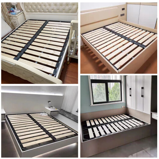 Esqueleto de costilla de la cama de la cama del esqueleto de costilla Ruilun 1.8 metros de la cama marco de cama plegable 1.5 Marco de acero esqueleto de quilla 1350 mm*Modelo estándar de lujo de 1900 mm (ancho de la placa de 10 cm)