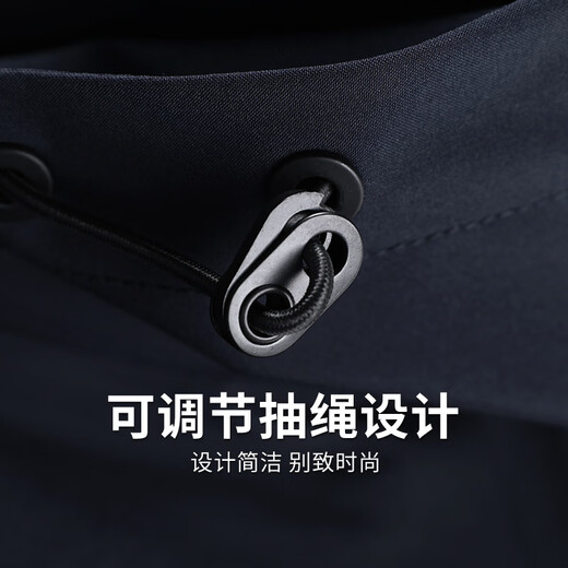 Dances with Wolves Removable Hooded Jacket Men's 2025 Autumn and Winter New Graphene Outdoor Windproof Men's Casual Jacket 1079 Navy Blue 101 L (175)