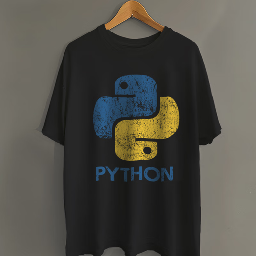 XPAY纯棉程序员T恤IT狂人同款码农java代码语言Github周边短袖衣服棉 黑色 3880程序员 S 155-165cm/90-110斤