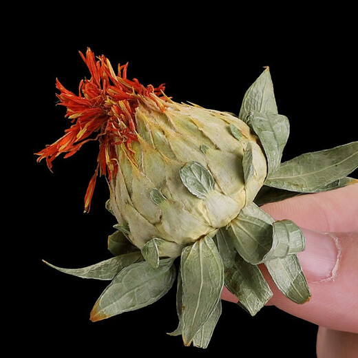
Beijing Tongrentang authentic Tibetan saffron fruit, grass safflower medicinal palm safflower, Tibetan flowers soaked in water and drink selected Xinjiang safflower head 500g