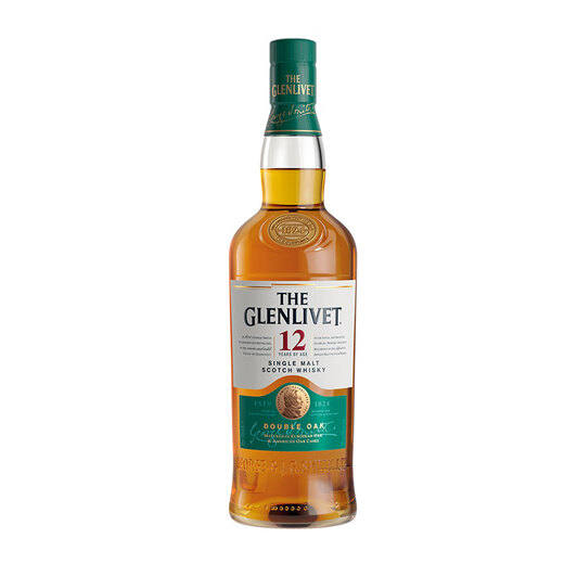 格兰威特（ThE GLENLIVET）12年陈酿苏格兰单一麦芽花果香威士忌洋酒 700ml 1瓶  