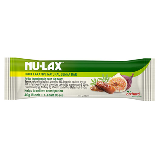 NU-Lax Lekang Paste 40g/stick Australian imported natural fruit and vegetable dietary fiber portable pack