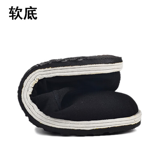 超火酷(3520)军单鞋正宗0538布鞋千层底耐磨单板鞋休闲老北京劳保男橡胶 轮胎底布鞋 43
