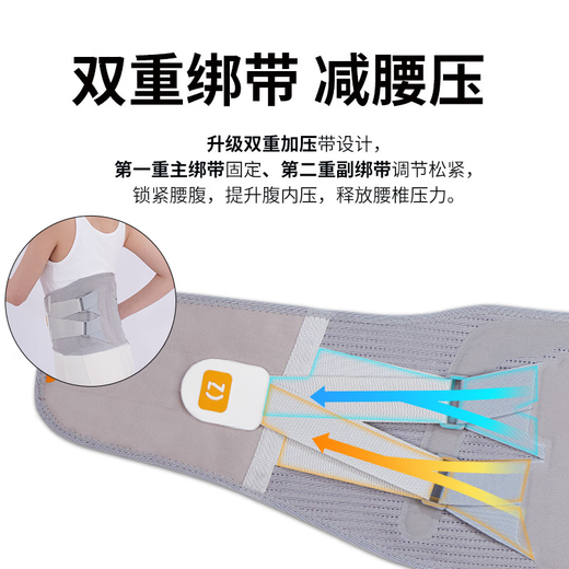 诺泰（nuotai）护腰带护腰久坐神器保暖支撑腰带腰椎男女久站腰托 升级旗舰款 推荐XL(腰围77-105CM)2尺3-3尺1