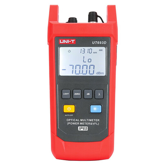 UNI-T Handheld Optical Power Meter UT692D/693D NETZIGKEIT TEST FIBER TEST OPTICAL FADE TEST UT693D Offizielle Standardkonfiguration