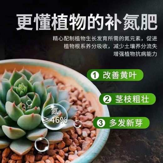 尿素速效氮肥蔬菜农用种菜种花家用盆栽通用型花卉化肥肥料100斤 20斤尿素高纯度超长肥效