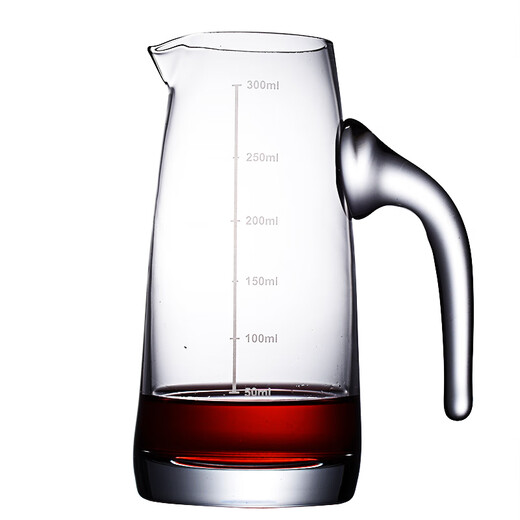 Molin thickened glass liquor dispenser, flask, small household size, foreign wine, red wine decanter, hotel use 500ml, straight version 100ml (with scale)