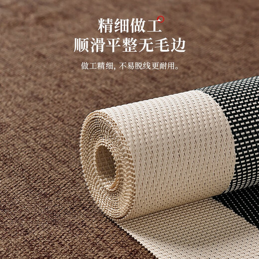 Qumo Chinese style tea mat table flag new Chinese Zen tea towel tablecloth high-end waterproof Chinese style small size tea tray mat Ginkgo leaf blue background 30*150cm