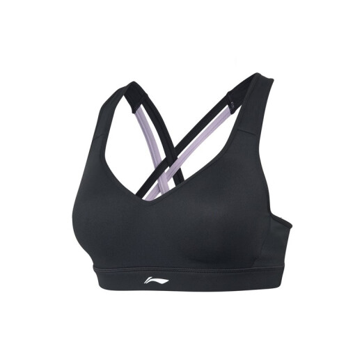Li Ning official website sports vest women's training series women's light support tight sports back bra (special products are not returnable or exchangeable) AUBQ044 new standard black-1XL