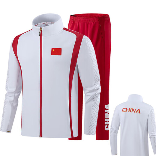 Hongxinger Paris Olympics 2024 Paris Chinese national team award-winning suit athlete appearance suit set zx9866 red suit s