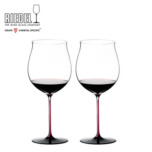 
Liduo RIEDEL Red bow tie Burgundy wine glass Imported handmade wine glass 1050ml 2 gift boxes Good gift gifts