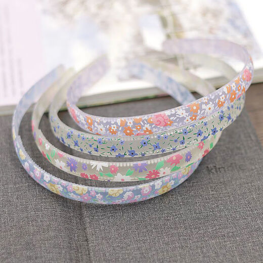 Sai Meiren headband for women, Japanese and Korean pastoral style floral hairpin for adults and children, pressed hair, frosted, cute, fashionable, resin pink headband, Chinese Valentine's Day, birthday gift, mixed color No. 3 + mixed color No. 4