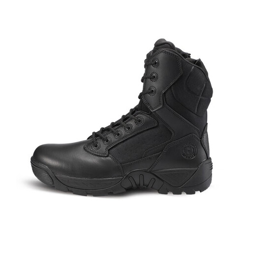 DRUNROCKS tactical boots outdoor anti-slip anti-wear-resistant Jun Locke tactical boots comfortable breathable side zipper quick take off D14099 black 42