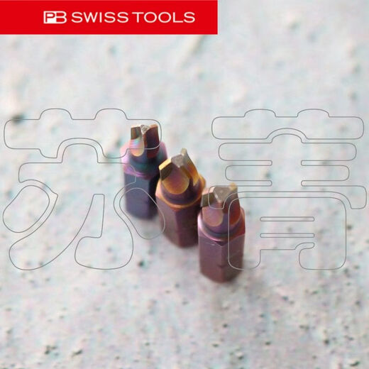 Clcey importiert aus der Schweiz PB Schweizer Werkzeuge Präzision Dreiflügelflugzeug Batch Head C6189 Serie 6-Pair-Kombination C6189/0 volle Länge 25mm