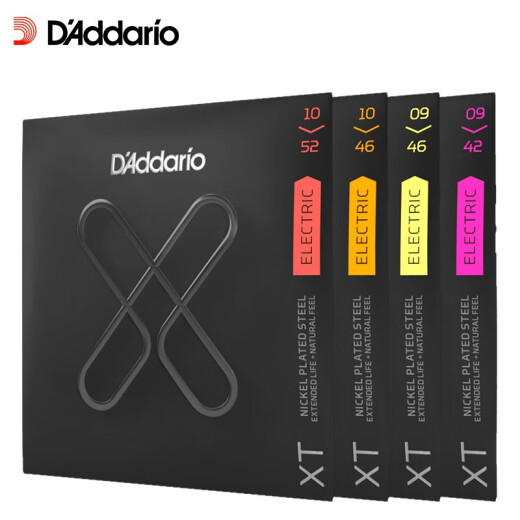 达达里奥（D'Addario）XTE1046美国进口电吉他琴弦 防锈涂层高碳钢弦 适中10-46