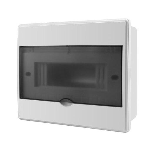 USP International Électricien Boîte de distribution domestique Boîte d'alimentation principale ouverte Boîte de protection de commutateur d'air Boîte de câblage de disjoncteur universel clair et foncé Boîte électrique solide Entièrement en plastique Clair et foncé Universel 2-3 circuits