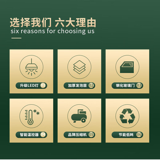 澳柯玛（AUCMA）商用超市岛柜 卧式斜面玻璃上下推拉门冰柜大容量商超急冻海鲜雪糕深冷冰箱 左右推拉门 长2.0米 690升