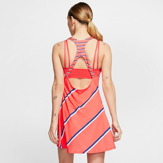 
NIKE Nike Tennis Skirt French Net Dress Women's Short Skirt Sports Vest Pleated Skirt CI9227 Orange Red CI9227-644 L