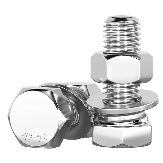 Tianzhuo Hardware 304 stainless steel external hexagonal screw nut set complete bolt extension screw M3M4M5M6M8M10-M20 M6*16-10 set