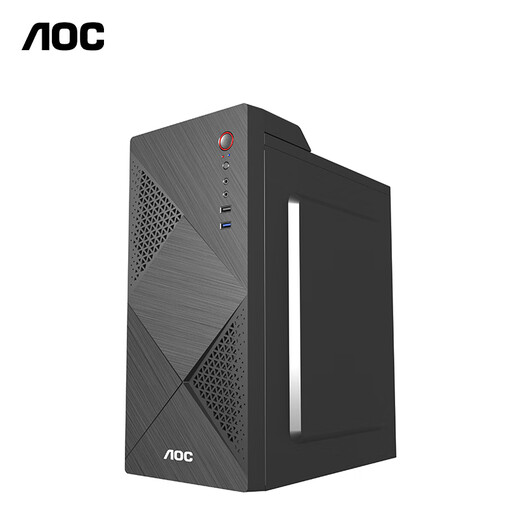 AOC Core 12th generation commercial office computer complete desktop computer host host + 23.8 monitor six-core I5-12400/16G/512G solid state