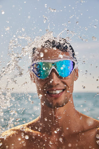 Arena The One Adult Swim Mask Large Clear/Blue One Size