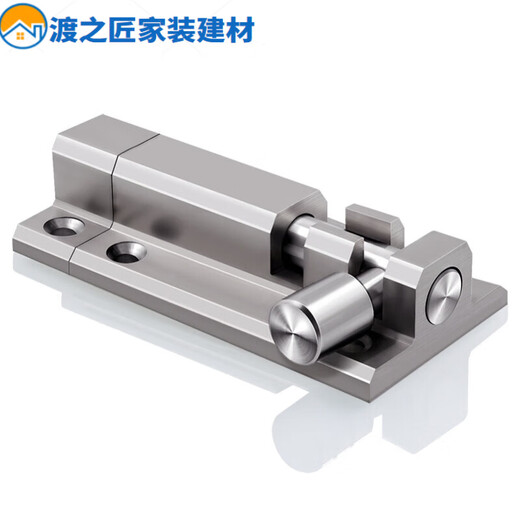 Bolt door buckle door bolt bedroom exposed 90 degree door latch stainless steel core door window theft door wooden door 2 inches 4 inches thickened 4 inches thick