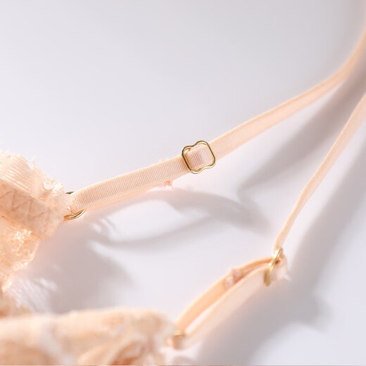 金三塔文胸女真丝蕾丝性感吊带抹胸NZFAB401 肤色1105 L