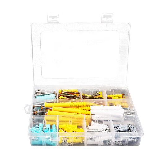 CNZGGQ self-tapping expansion screw set mixed 200 lengthened stainless steel cross self-tapping screws expansion tube nails self-tapping screw set