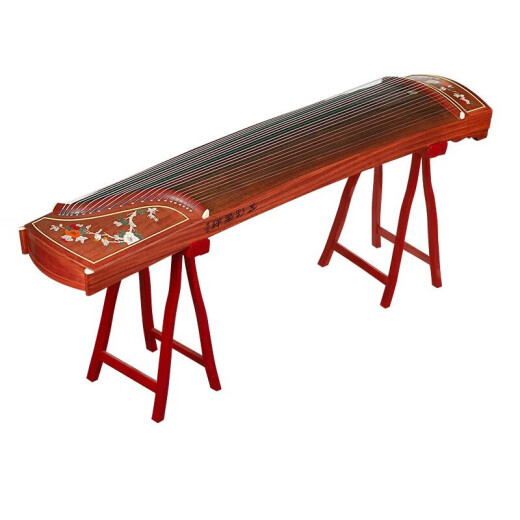 
Dunhuang brand Dunhuang 694L mahogany series shell carving professional performance beginner guzheng qin Shanghai folk musical instrument factory 694L color peony (full set of accessories)