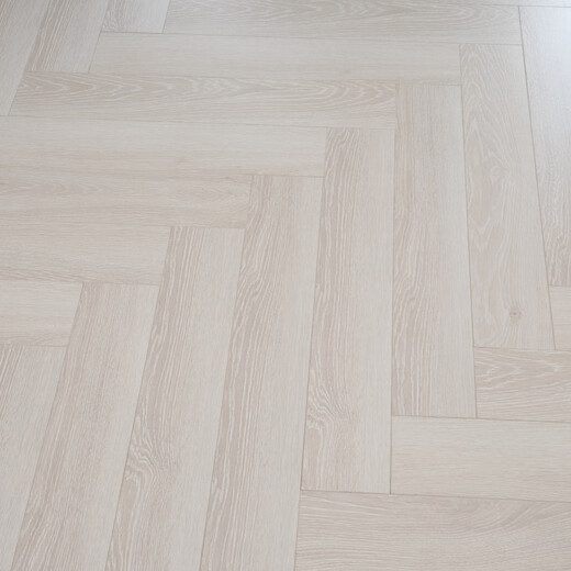 Ougejia Neue Dreischicht-Creme-Stil-Fischgräten-Paarth-14-mm-Porzellan-Fußböden im Haushalt umweltfreundliche wasserdichte Fußbodenheizung kann mit Paketen 9902-HERRINGBONE Porzellan installiert werden