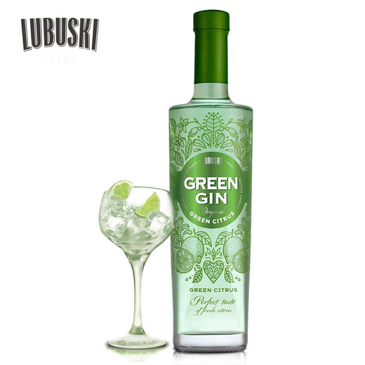 Lubsky Fruit Gin Gin Erdbeer Blaubeer Zitrusgeschmack Politur Original importiert Fremdwein Lubuski Gin Citrus Gin 500ml 1 Flasche