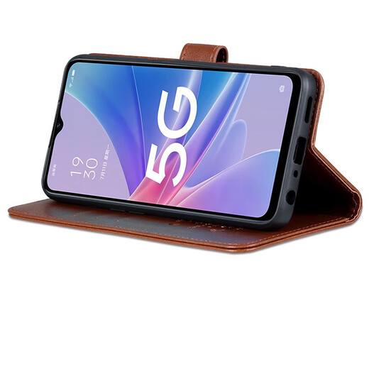 居小智适用红米note12Turbo手机壳翻盖皮套23049RAD8C钱包插卡外壳全包防摔磁扣保护套 红米note12Turbo【玫红】