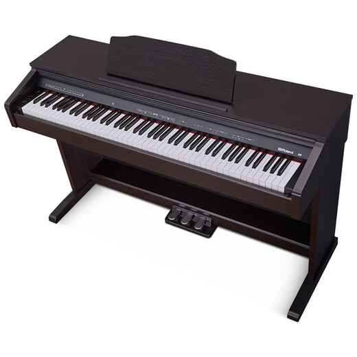 Roland electric piano RP30 smart 88-key heavy hammer professional beginner RP107 household vertical electronic piano RP30 rose wood color standard + full set of accessories